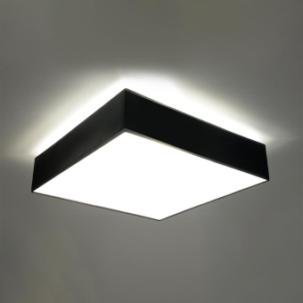 famlights famlights | Deckenleuchte Herold in Schwarz E27 4-flammig