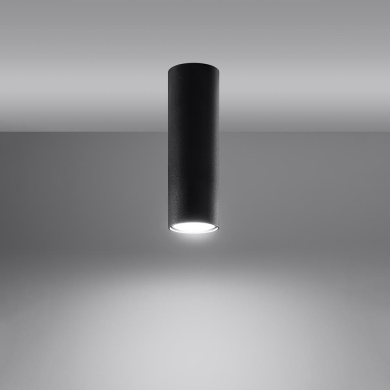 famlights famlights | Deckenspot Lale in Schwarz GU10 200mm