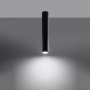 famlights | Deckenspot Lale in Schwarz GU10 400mm