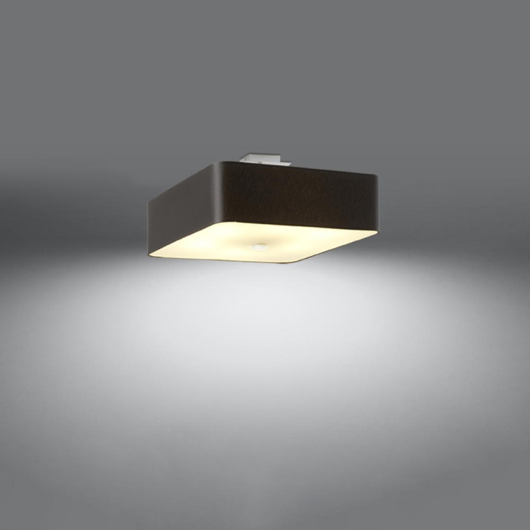 famlights famlights | Deckenleuchte Lis in Schwarz E27 5-flammig 450x450mm