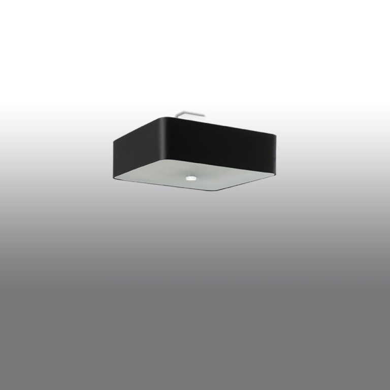 famlights famlights | Deckenleuchte Lis in Schwarz E27 5-flammig 450x450mm