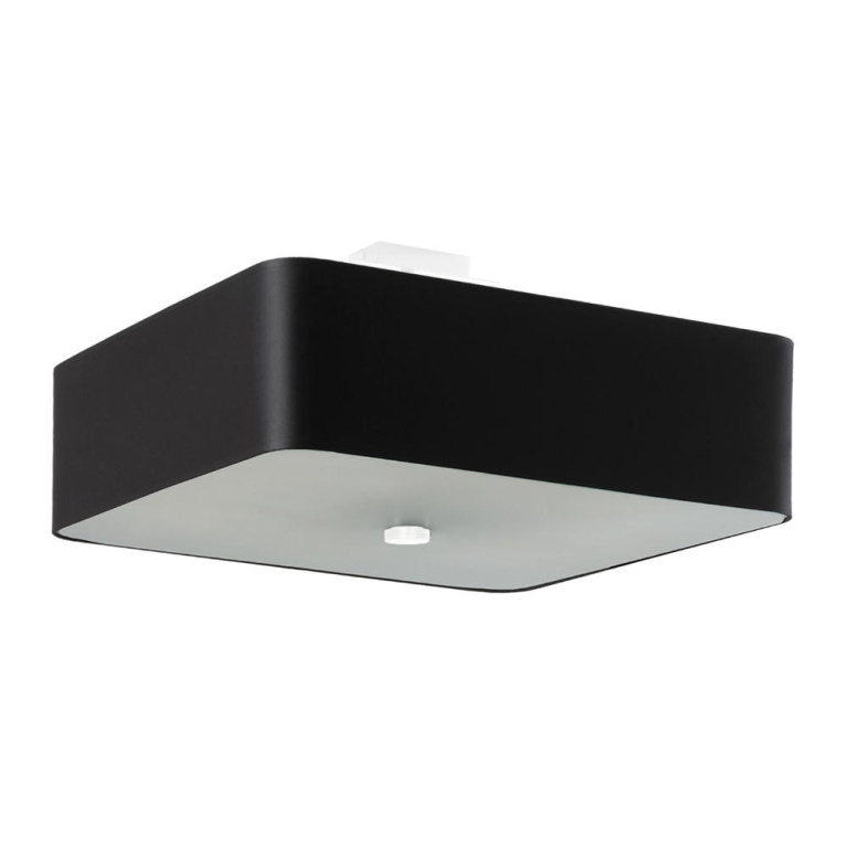 famlights famlights | Deckenleuchte Lis in Schwarz E27 5-flammig 450x450mm