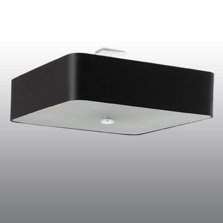 famlights famlights | Deckenleuchte Lis in Schwarz E27 5-flammig 550x550mm