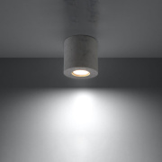 famlights | Deckenspot Oke in Grau GU10