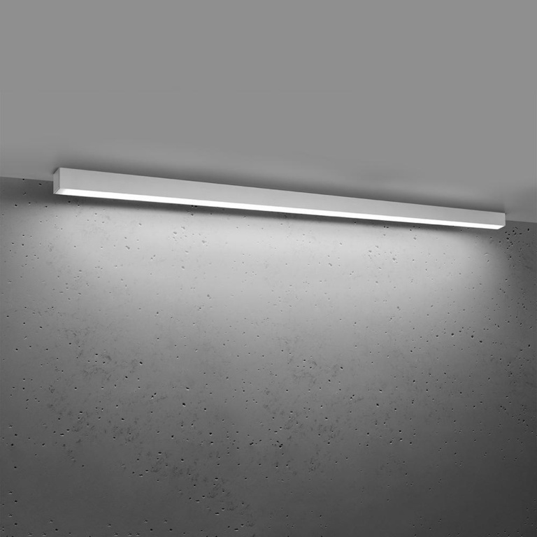 famlights famlights | LED Deckenleuchte Per in Weiß 39W 4940lm 4000K