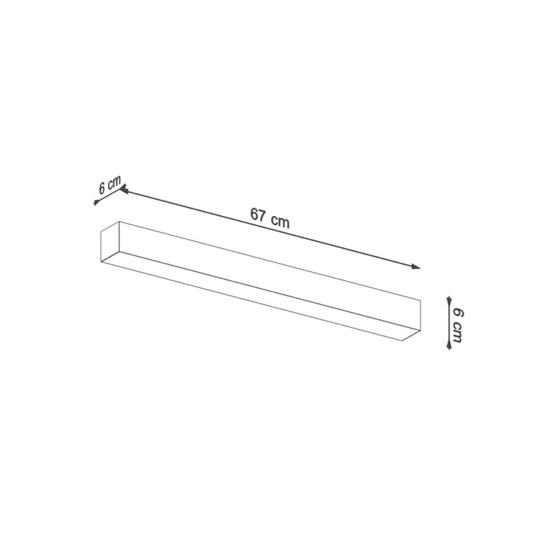 famlights famlights | LED Deckenleuchte Per in Grau 17W 2080lm 3000K