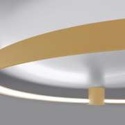 famlights | LED Deckenleuchte Ria in Gold 30W 3870lm 4000K