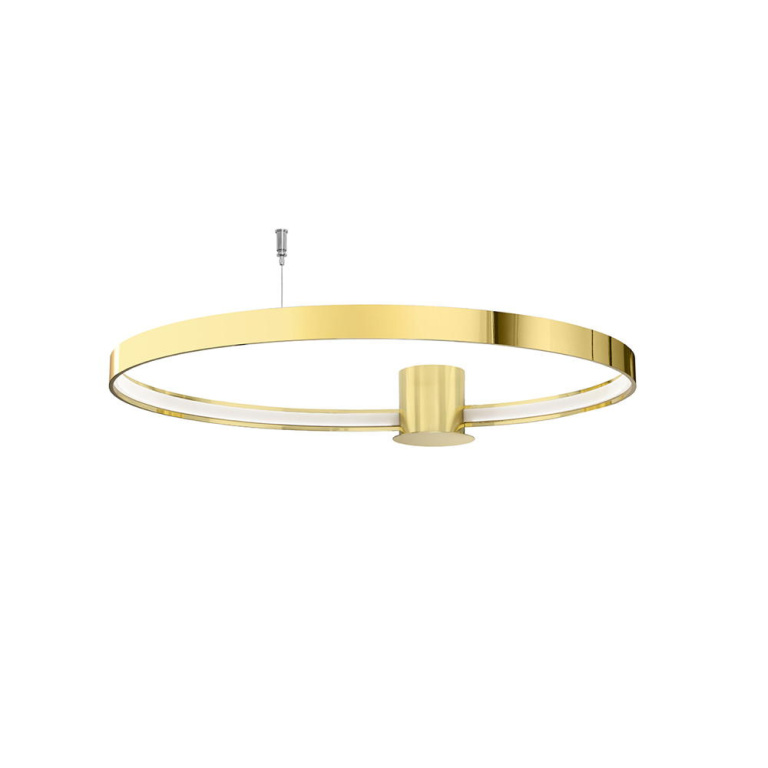 famlights famlights | LED Deckenleuchte Ria in Gold-glänzend 50W 5520lm