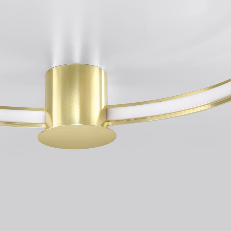 famlights famlights | LED Deckenleuchte Ria in Gold-glänzend 50W 5520lm