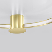 famlights | LED Deckenleuchte Ria in Gold-glänzend 50W 5520lm