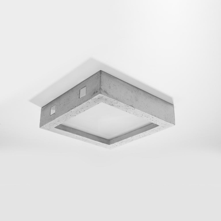 famlights famlights | LED Deckenleuchte Resi in Grau 18W 1600lm