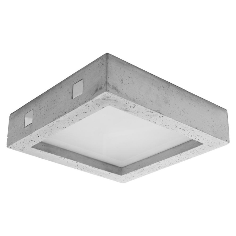 famlights famlights | LED Deckenleuchte Resi in Grau 18W 1600lm