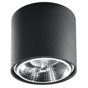 famlights | Deckenspot Thade in Schwarz GU10