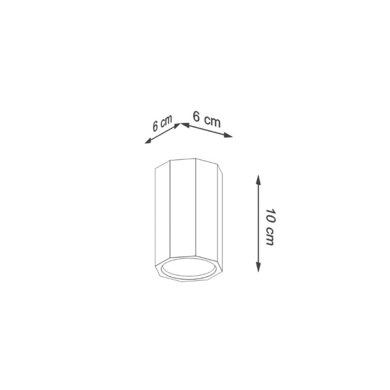 famlights famlights | Deckenspot Zayn in Eiche GU10 100mm