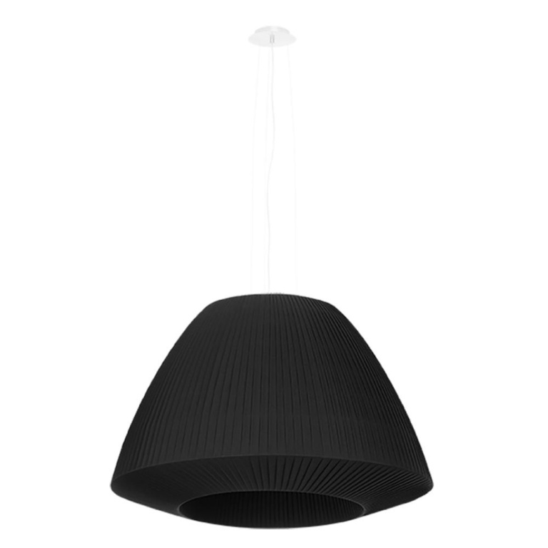 famlights famlights | Pendelleuchte Bela in Schwarz E27 3-flammig