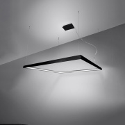 famlights | LED Pendelleuchte Nanja in Schwarz 50W 5757lm 4000K