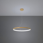 famlights | LED Pendelleuchte Ria in Gold 30W 3870lm 4000K