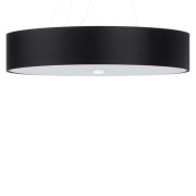 famlights | Pendelleuchte Sole in Schwarz E27 6-flammig 150x700mm