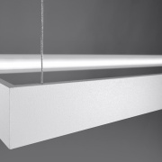 famlights | LED Pendelleuchte Thora in Weiß 50W 5757lm 400x1300mm 4000K