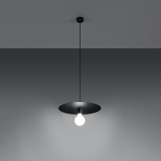 famlights | Pendelleuchte Flavia in Schwarz E27