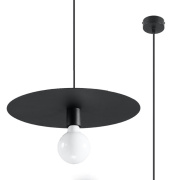 famlights | Pendelleuchte Flavia in Schwarz E27