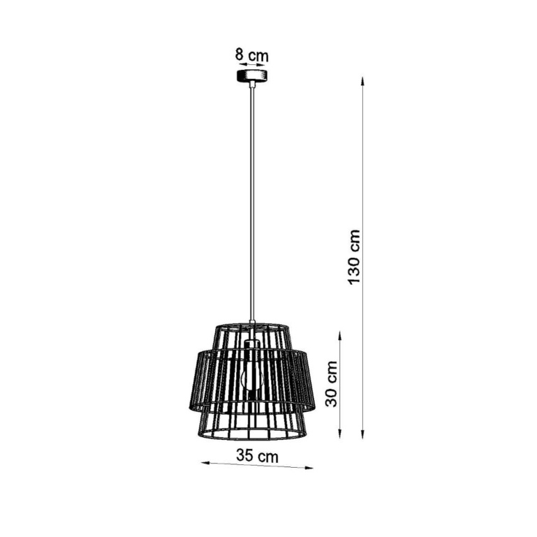 famlights famlights | Pendelleuchte Gea in Weiß E27