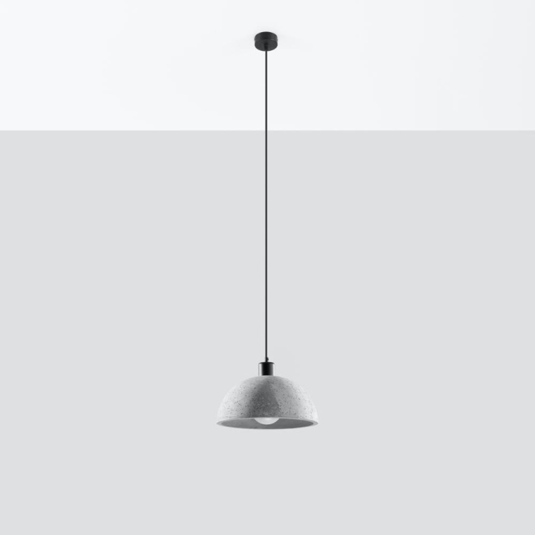 famlights famlights | Pendelleuchte Paco in Grau E27