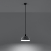 famlights | Pendelleuchte Paco in Grau E27