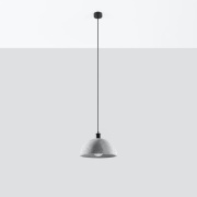 famlights | Pendelleuchte Paco in Grau E27