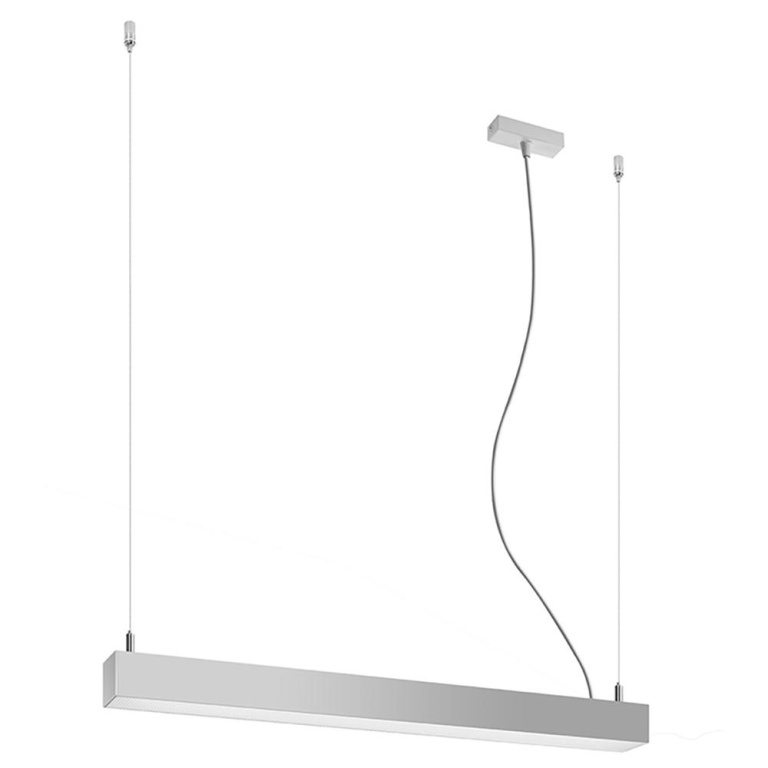 famlights famlights | LED Pendelleuchte Per in Grau 17W 2080lm 3000K