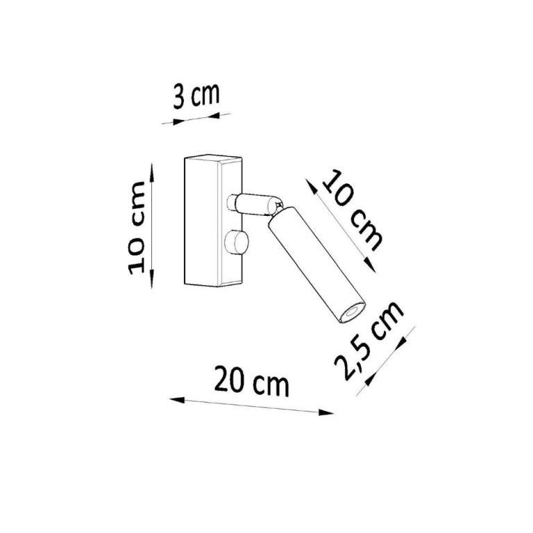 famlights famlights | Wandleuchte Emmi in Schwarz G9