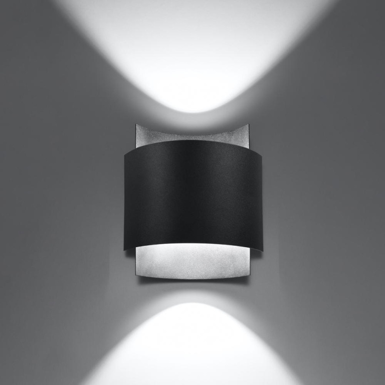 famlights famlights | Wandleuchte Jo in Schwarz G9