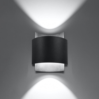 famlights famlights | Wandleuchte Jo in Schwarz G9