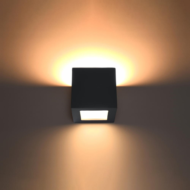 famlights famlights | Wandleuchte Lill in Schwarz E27