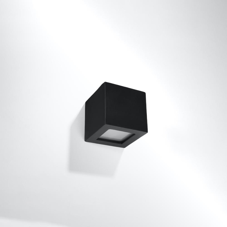 famlights famlights | Wandleuchte Lill in Schwarz E27