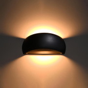 famlights | Wandleuchte Pluto in Schwarz G9