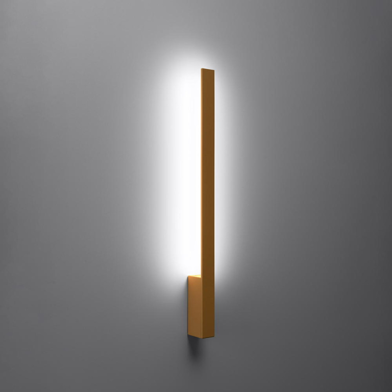 famlights famlights | LED Wandleuchte Laren in Gold 15W 1725lm 4000K