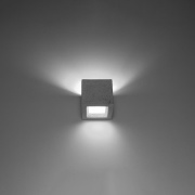 famlights | Wandleuchte Lill in Grau G9