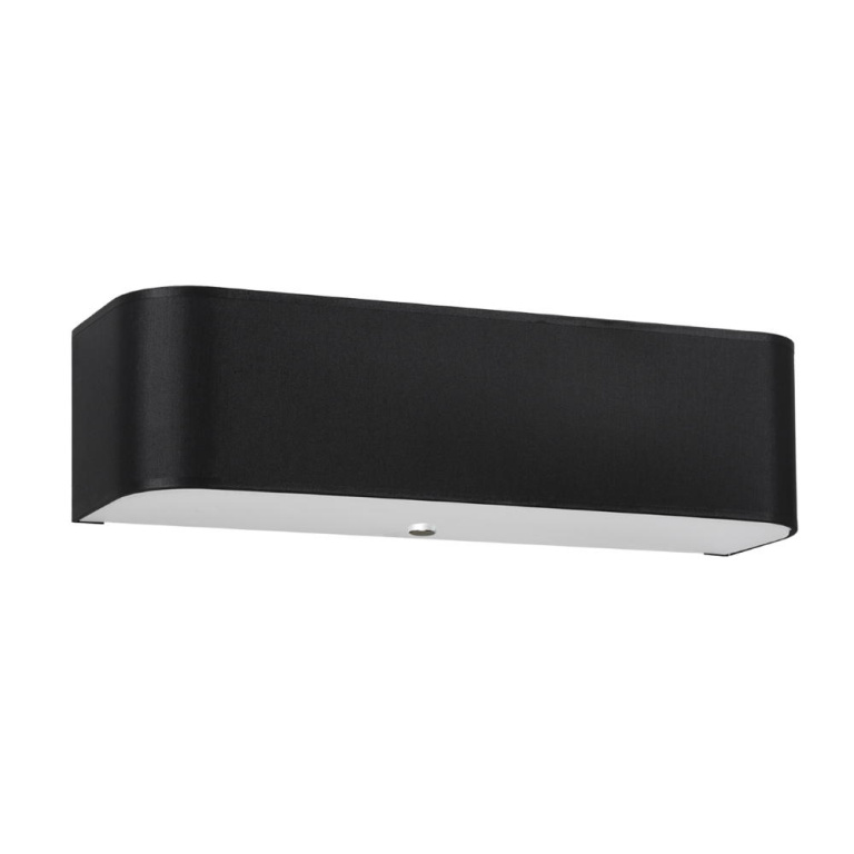 famlights famlights | Wandleuchte Lis in Schwarz E27 2-flammig