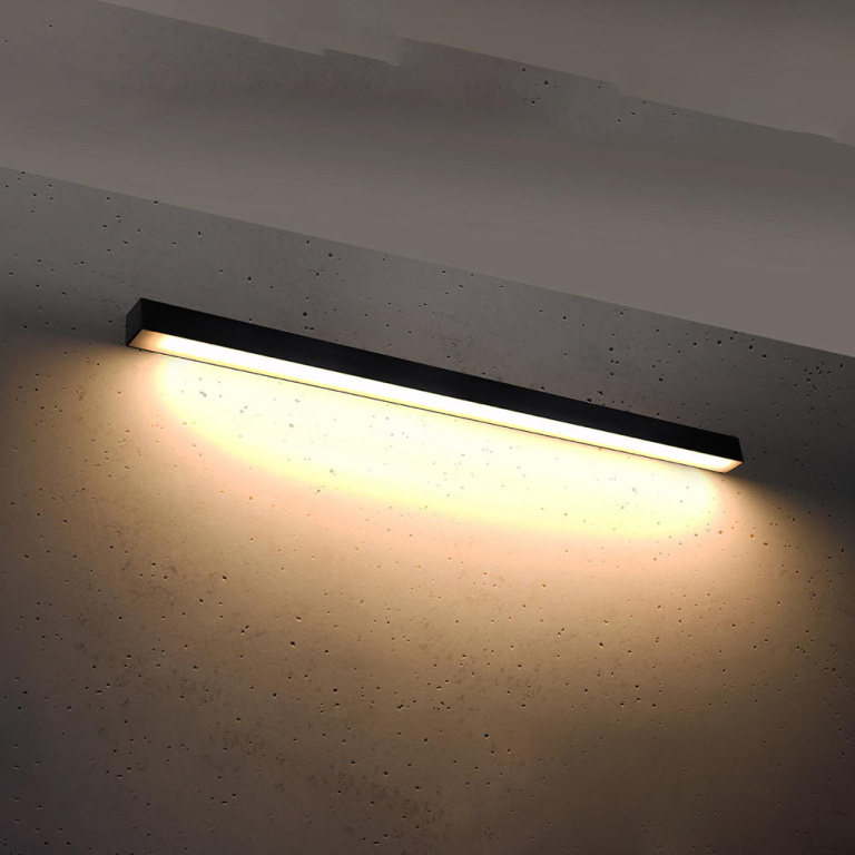 famlights famlights | LED Wandleuchte Per in Schwarz 31W 3640lm 3000K