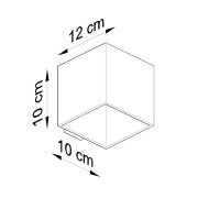 famlights | Wandleuchte Quan in Anthrazit G9