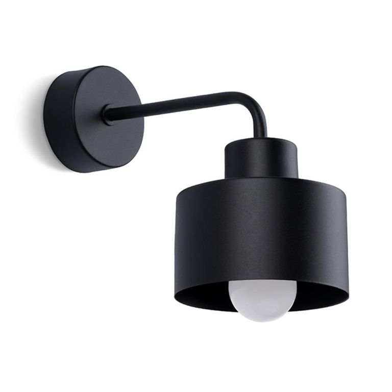 famlights famlights | Wandleuchte Sheila in Schwarz E27