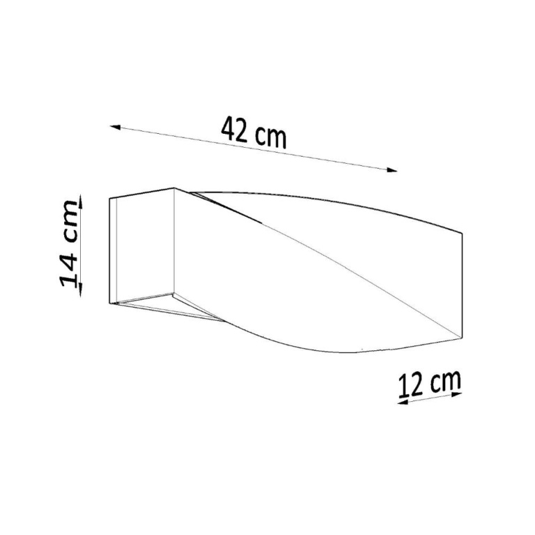 famlights famlights | Wandleuchte Sibel in Grau E27