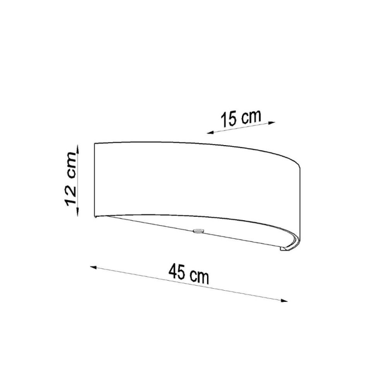 famlights famlights | Wandleuchte Sole in Schwarz E27 2-flammig