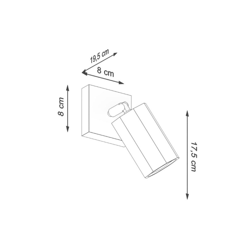 famlights famlights | Wandleuchte Zayn in Eiche GU10