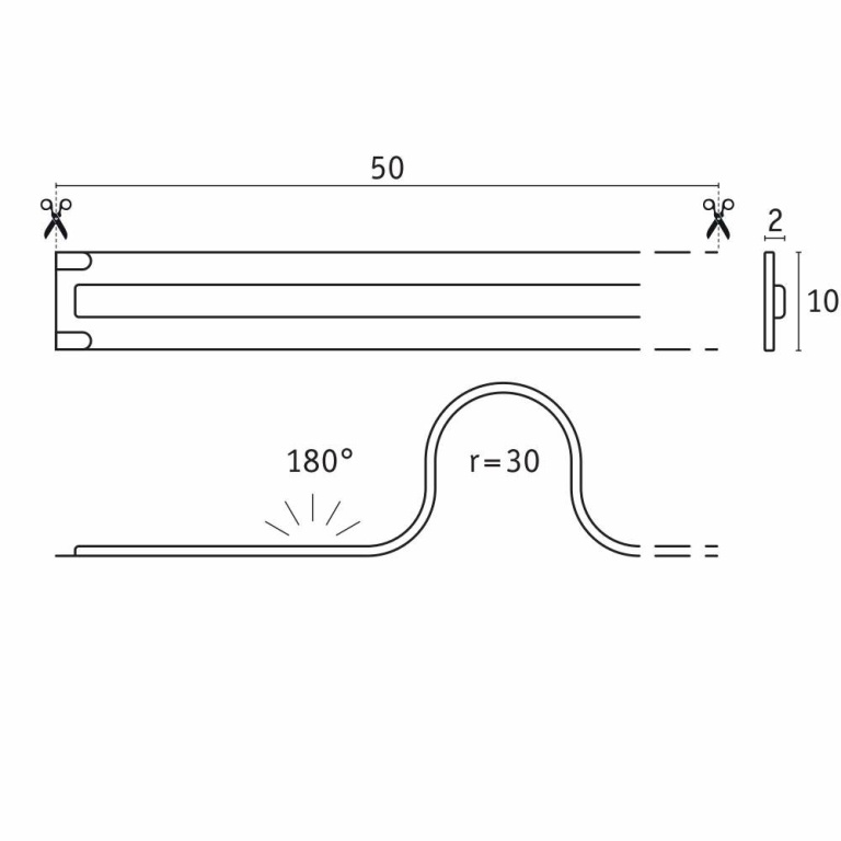 Paulmann Pro LED Strip Gold P150 COB 930 5m   68W 1270lm/m 528LEDs/m 3000K