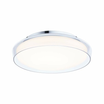 Paulmann Selection Bathroom LED Deckenleuchte Luena IP44  3000K 860lm 230V 16,5W  Glas#Chrom