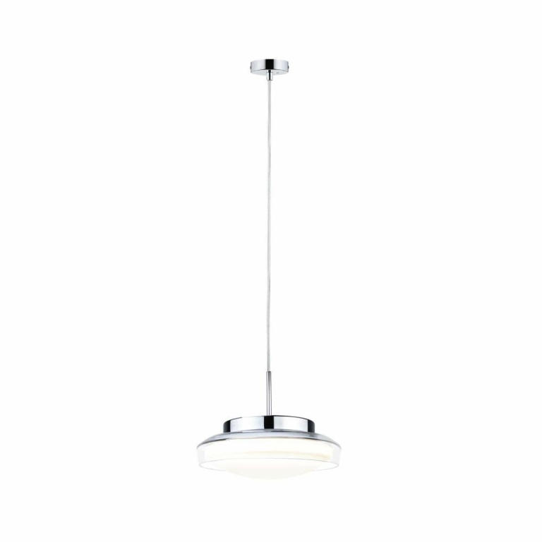 Paulmann Selection Bathroom LED Pendelleuchte Luena Glas/Chrom Vollglas IP44 3000K 600lm 11,5W 230V