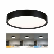 Selection Bathroom LED Deckenleuchte Tega  IP44  White Switch 1200lm 230V 22,5W  Schwarz matt