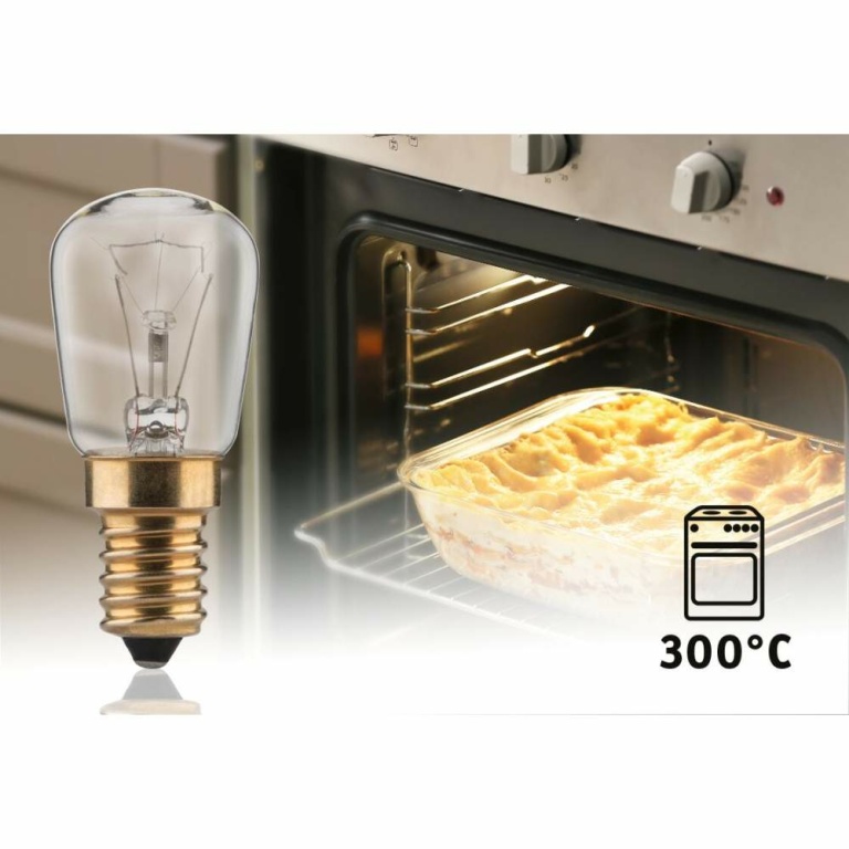 Paulmann Standard 230V Backofenlampe 300° E14   280lm 40W 2500K dimmbar Klar